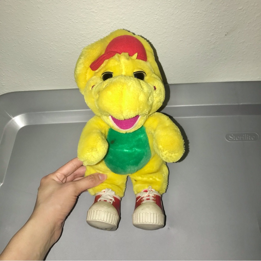 Barney & Friends BJ Plush Stuffed Animal Dinosaur 1994